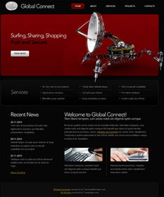 23款精美的html5網站模板免費下載