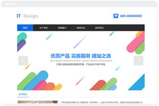 it公司行業網站建設模版 長沙網站設計制作